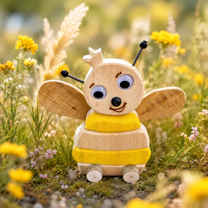 Deko Biene aus Holz – liebevolle Dekoration für Frühling & Sommer